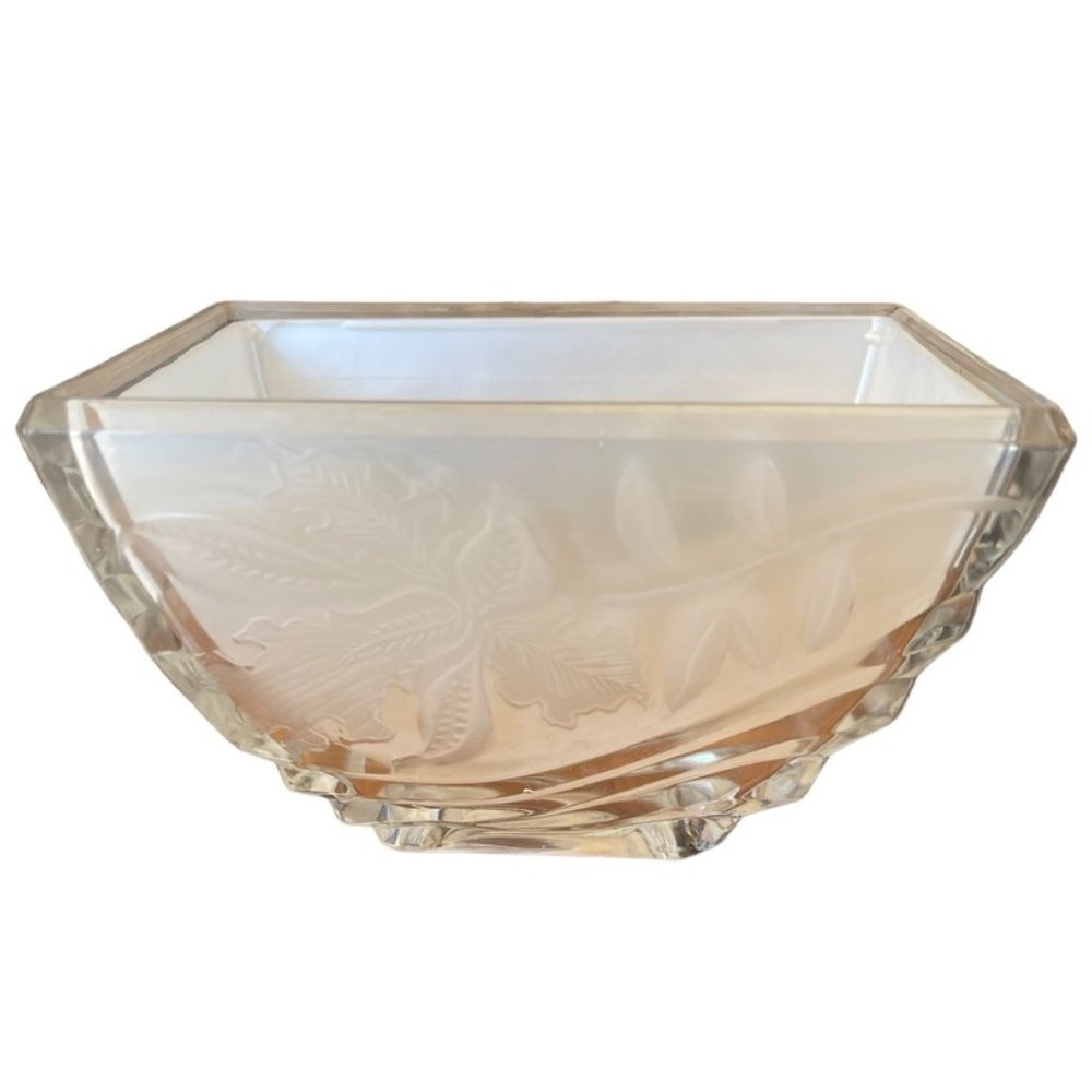 1989 crystal bowl from Germany white/crystal